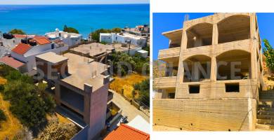 Second-Chance Τίτλος : Πωλείται 3όροφη ημιτελής κατοικία στην περιοχή Κερατόκαμπος – Νότια της Κρήτης – Ελλάδα.